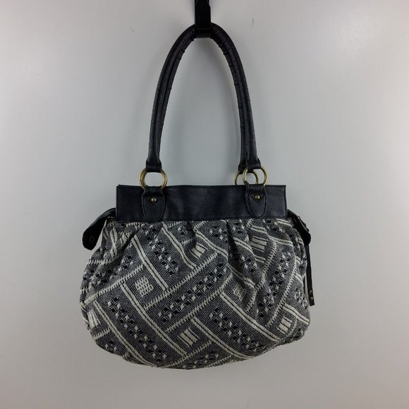 Roxy Women's Woven Boho Shoulder Handbag Purse - Picture 3 of 10